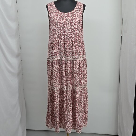 Elegant Floral Sleeveless Maxi Dress - Picture 2 of 6